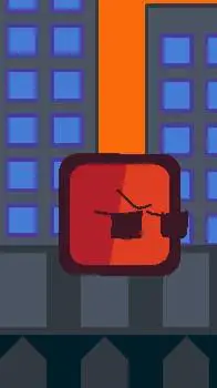ai character: Red Cube background