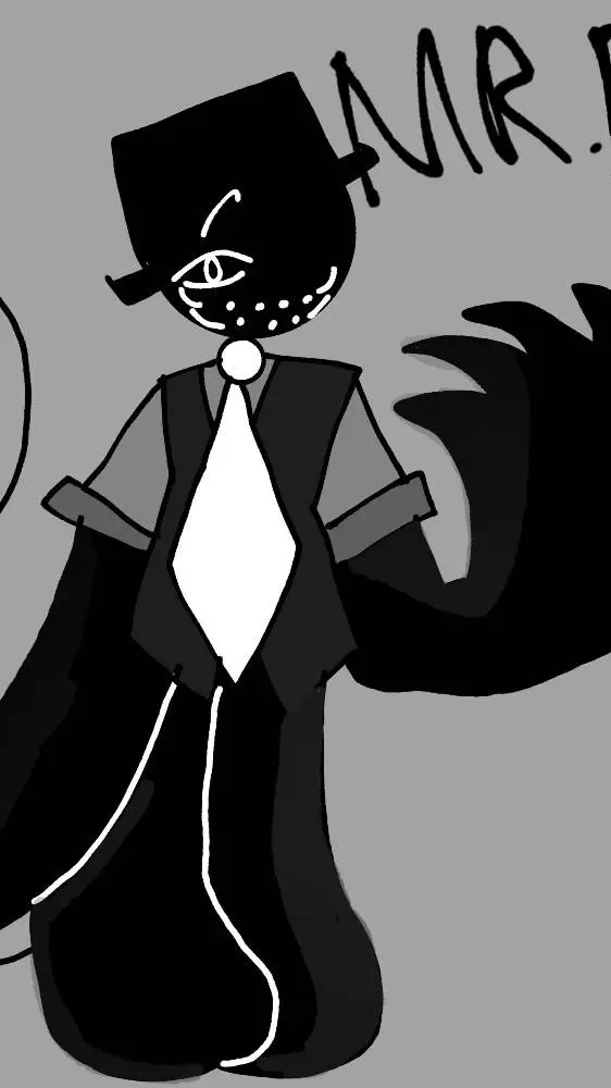 ai character: MR BLACK background