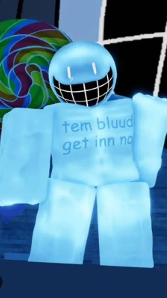 ai character: BLUUDUD background