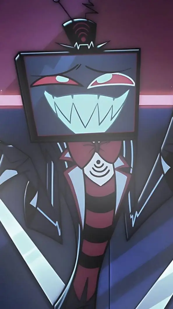 ai character: radio static!  background