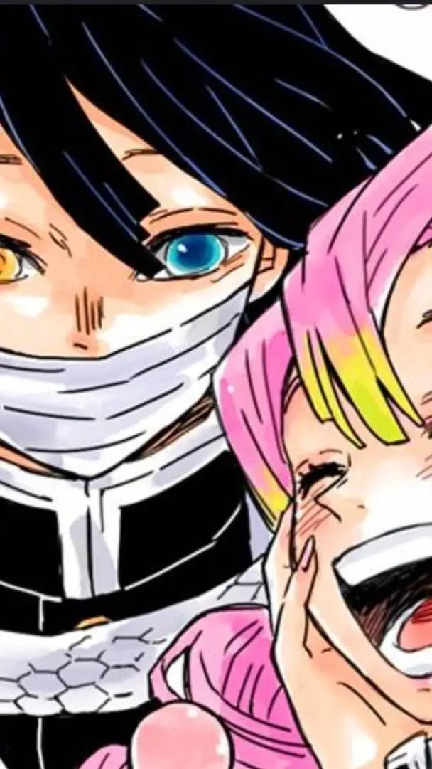 ai character: Ino & Nezuko l background