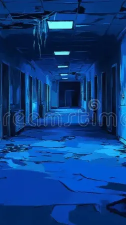 ai character: Ur school basement background