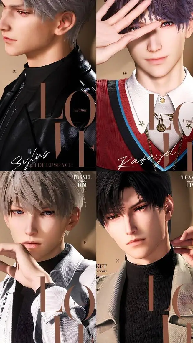 ai character: love and deepspace background