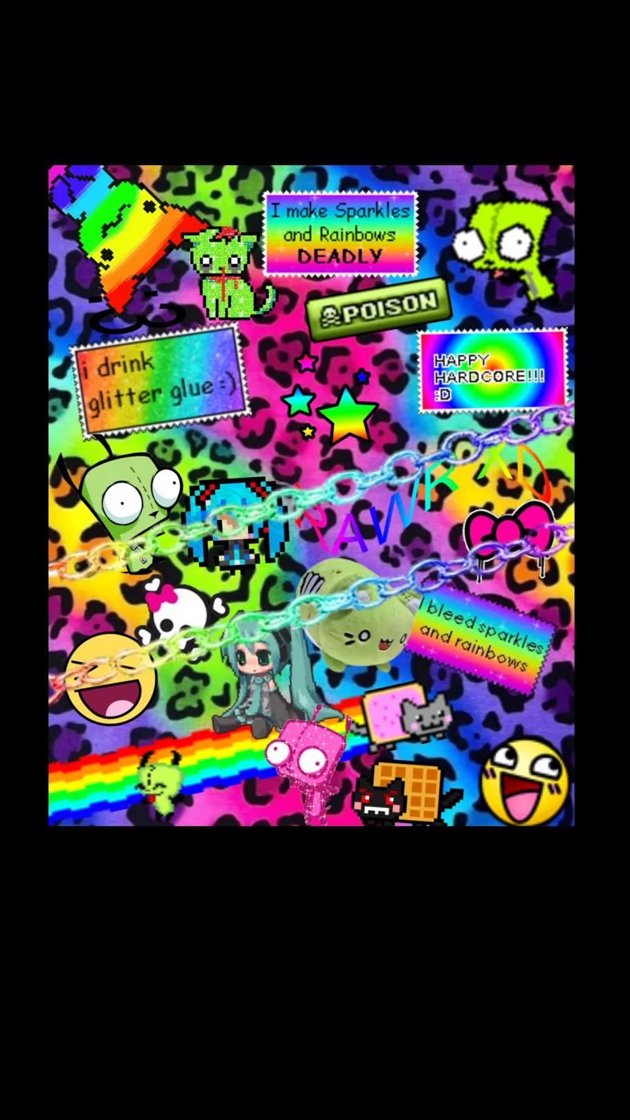 ai character: Scene girl  background