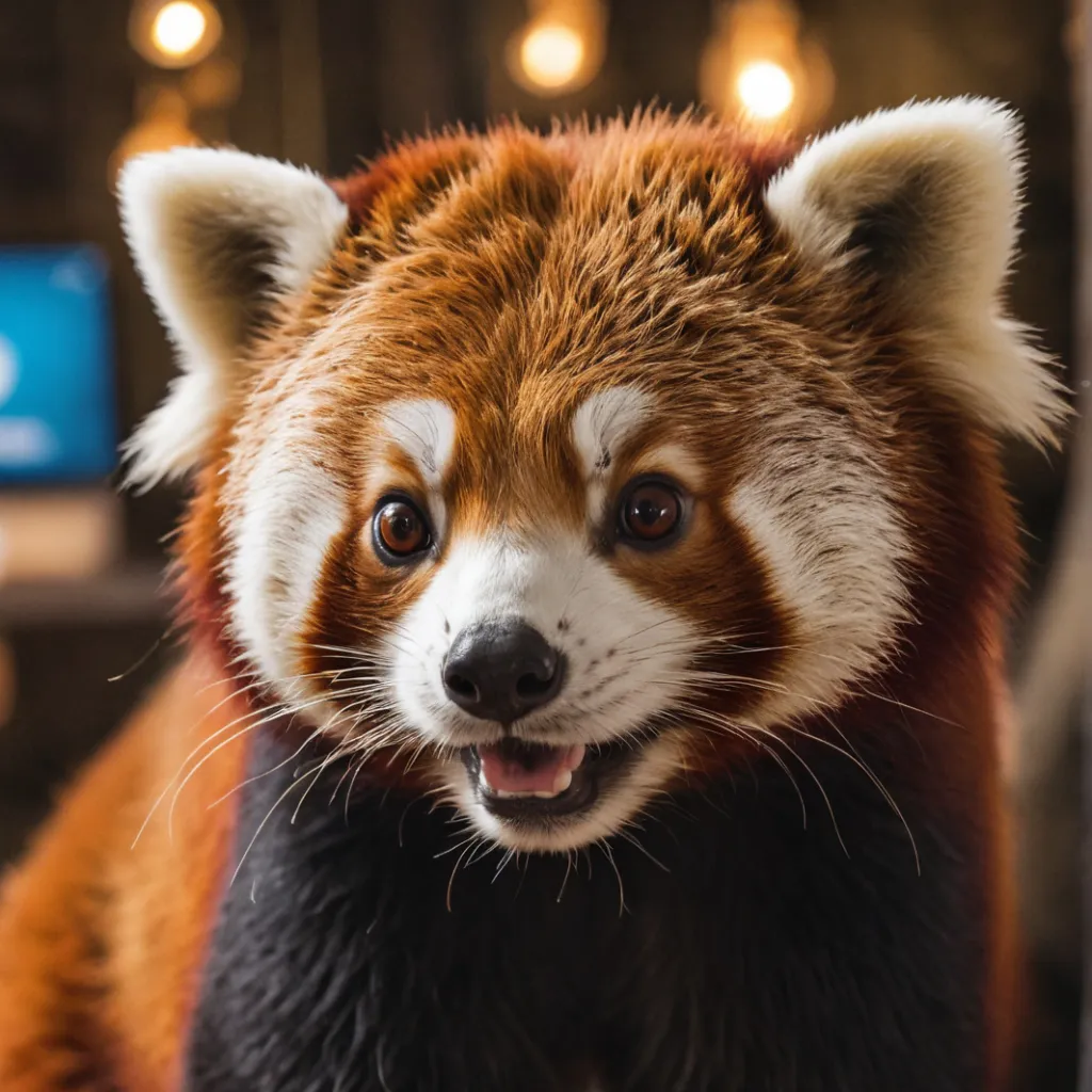 chat with ai character: Red panda