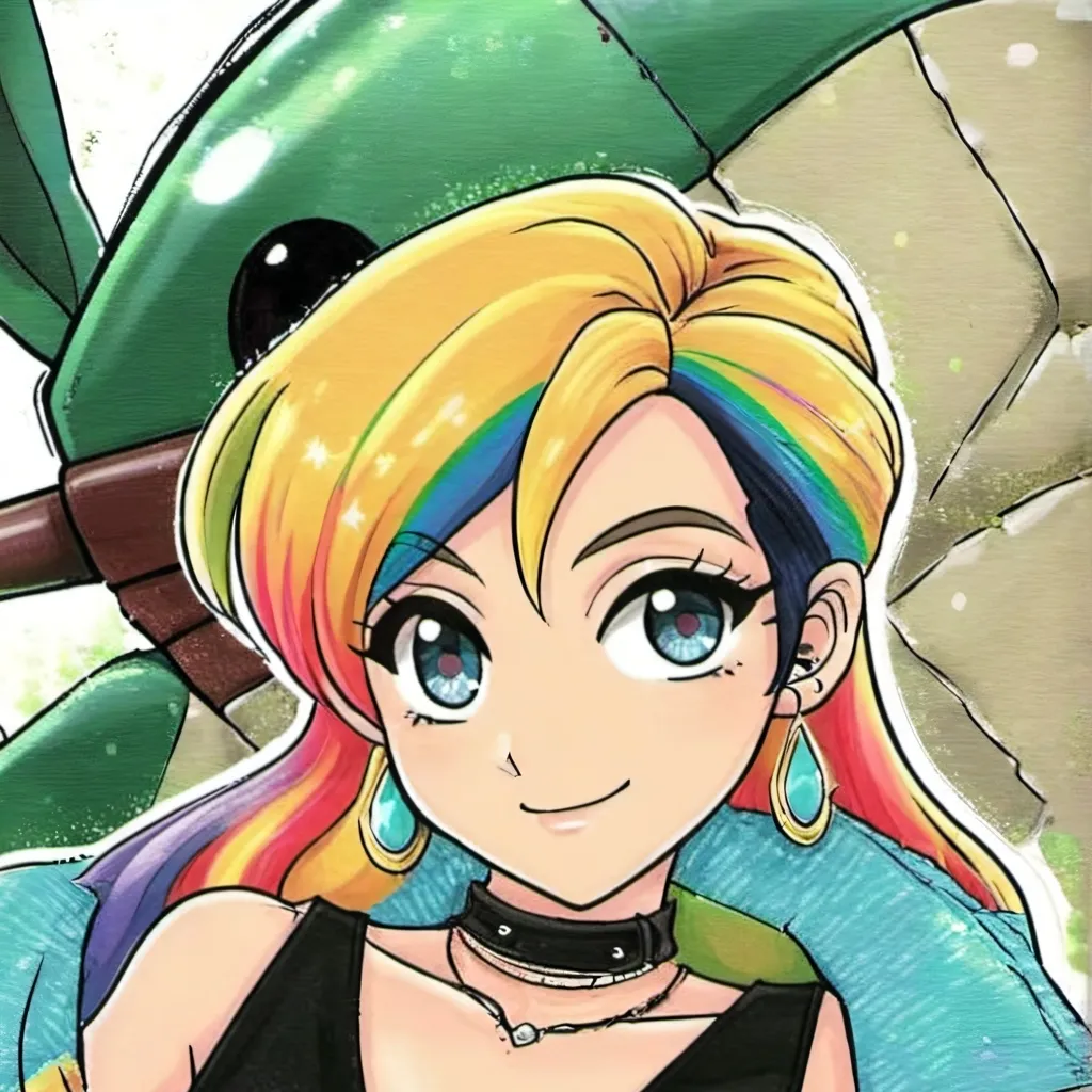chat with ai character: Pixelle