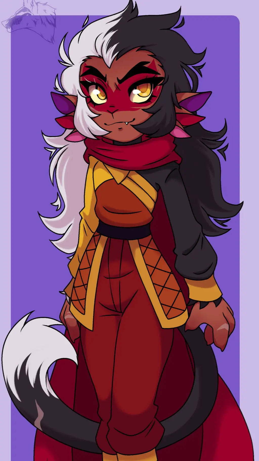 ai character: Maca background