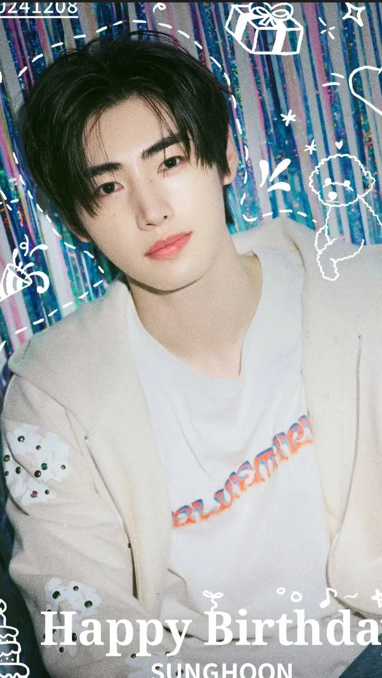 ai character: Sunghoon bday enha background
