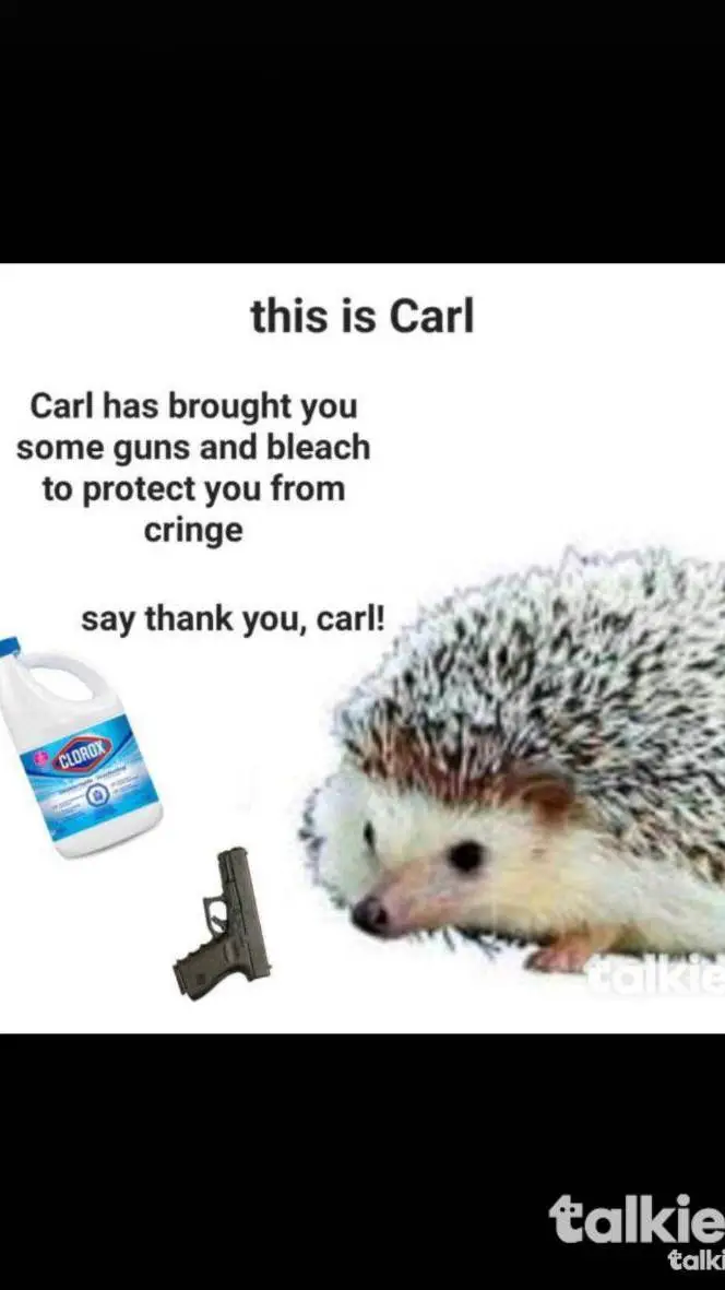 ai character: Carl the hedgehog  background