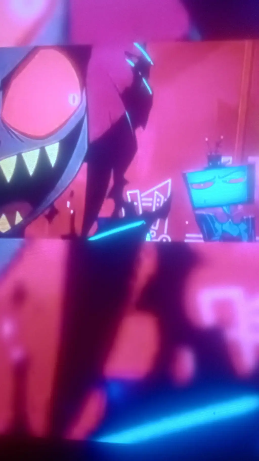 ai character: radiostadic background