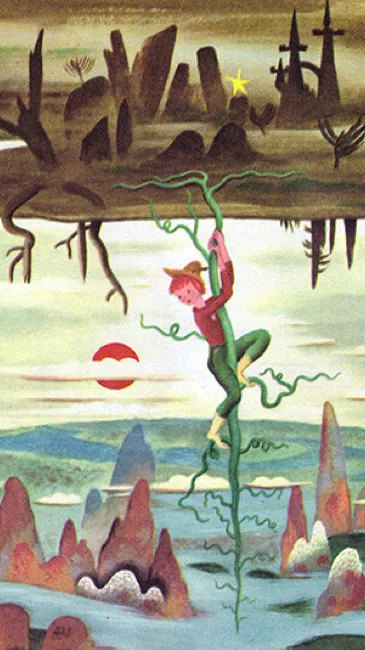 ai character: Jack&TheBeanstalk background