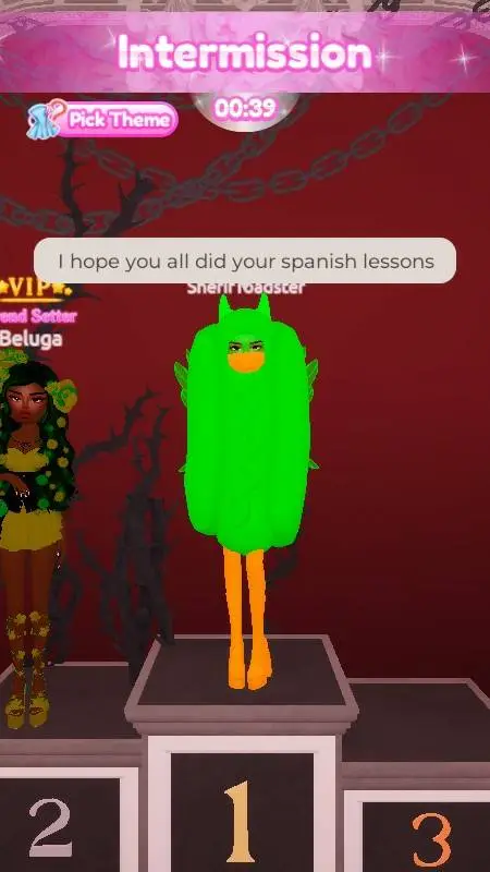 ai character: DUOLINGO background