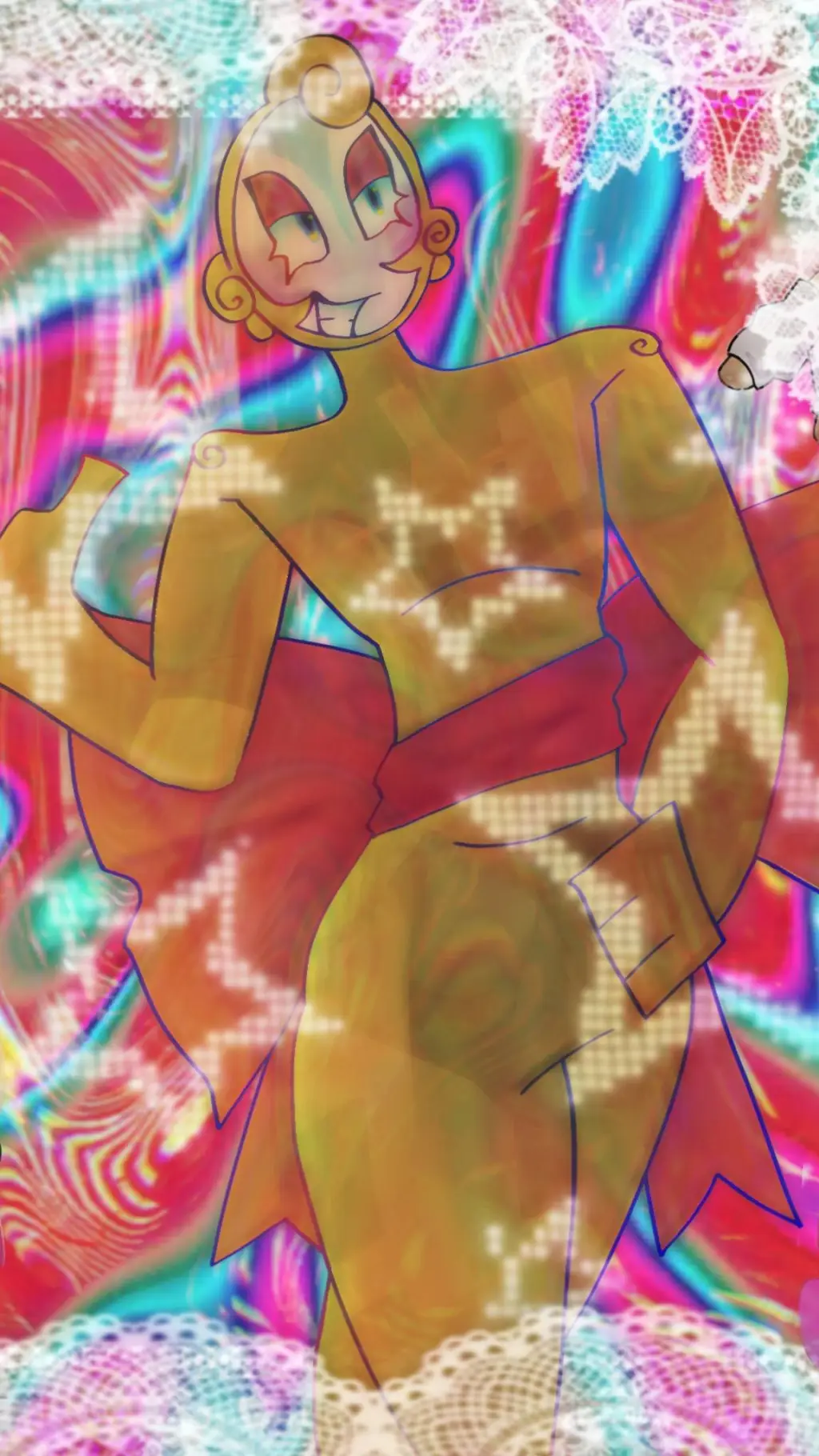 ai character: Glisten! background