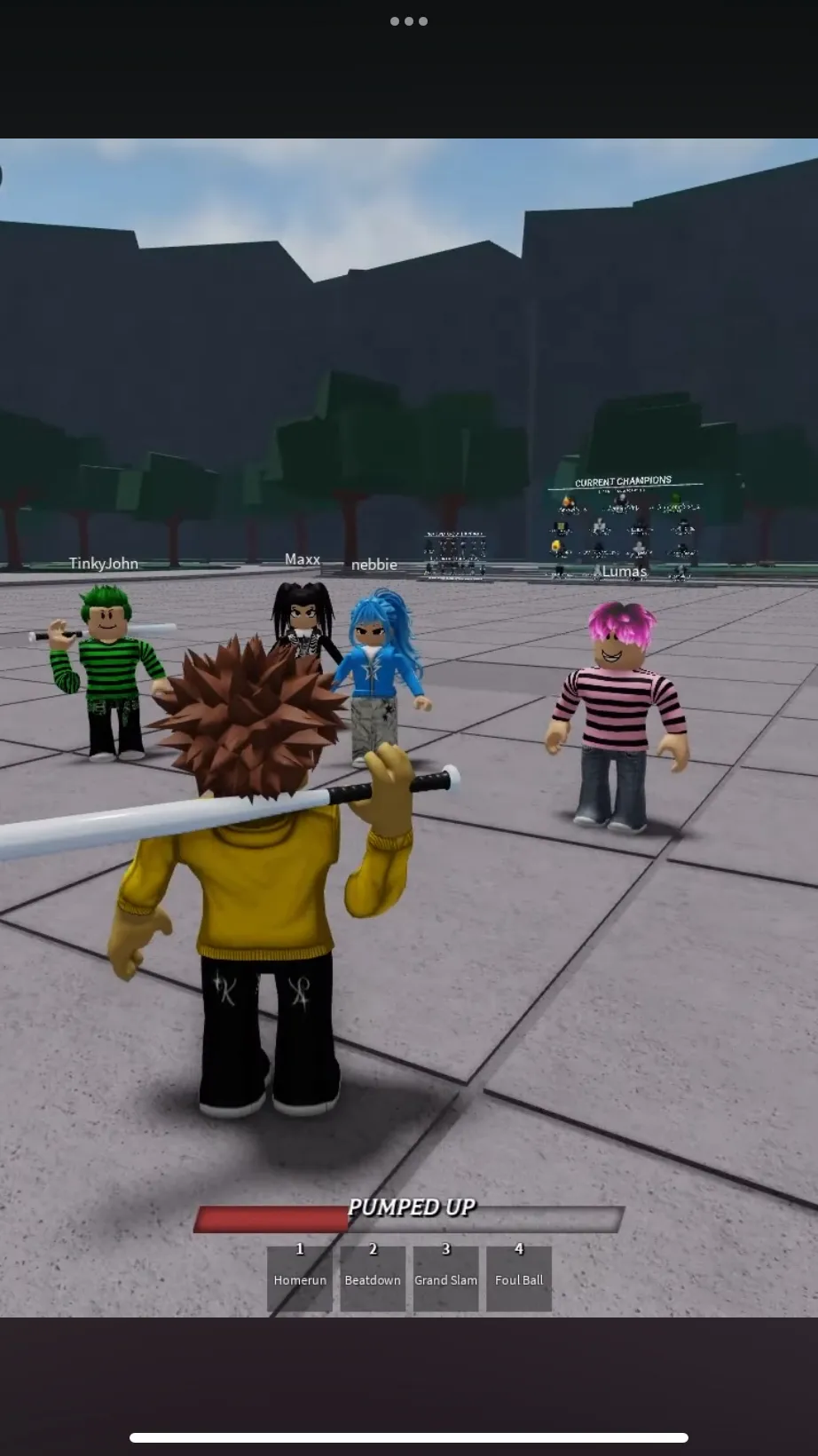 ai character: Mist blox  background