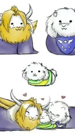 ai character: asriel (DELTARUNE) background