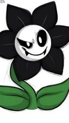 ai character: gaster-flowey background