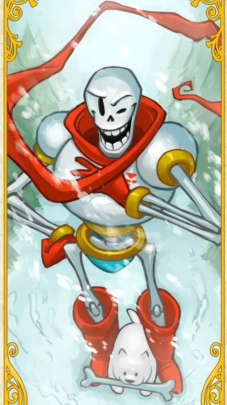 ai character: papyrus-chara background