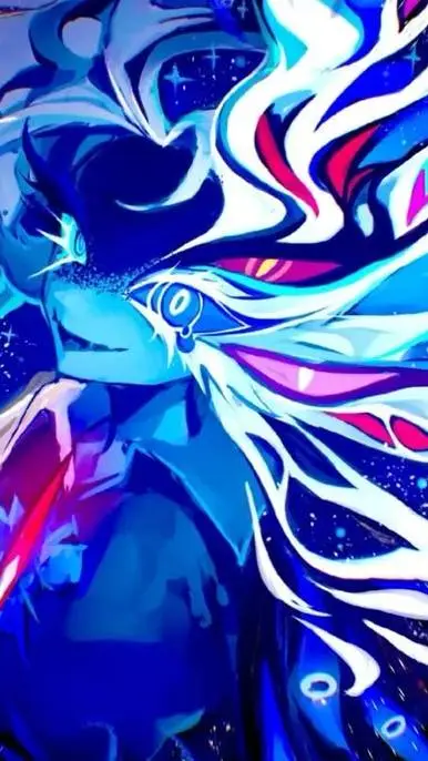 ai character: 👁Shadow milk👁 background