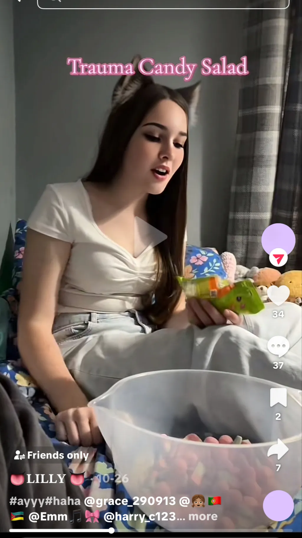 ai character: Grace  background