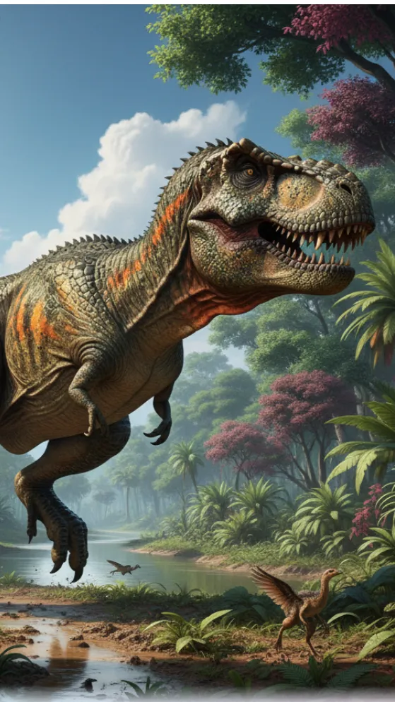 ai character: Tyrannosaurus rex background