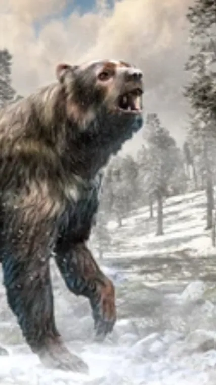 ai character: Mia the short face  background