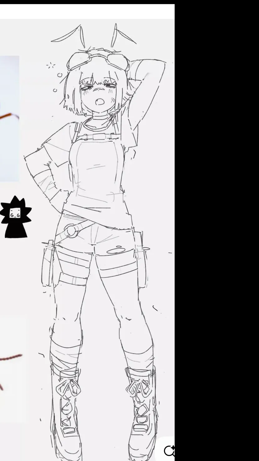 ai character: Moonlight background