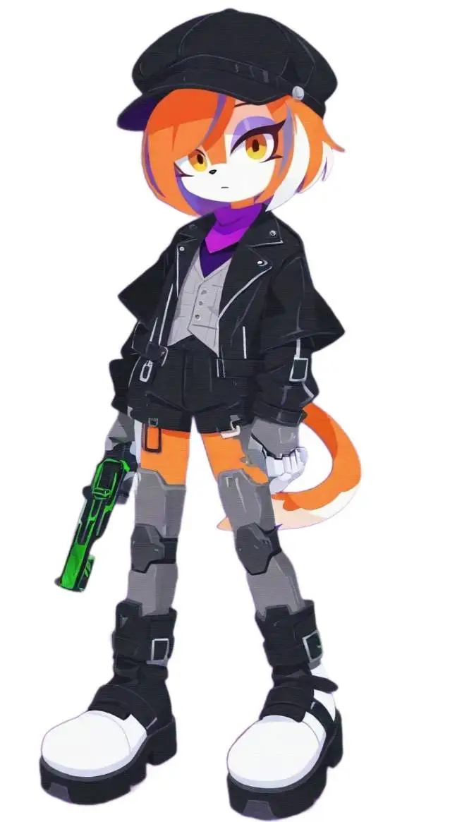 ai character: Valkyrie The Cat background