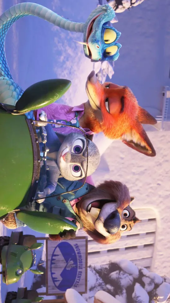 ai character: Zootopia🐍 background