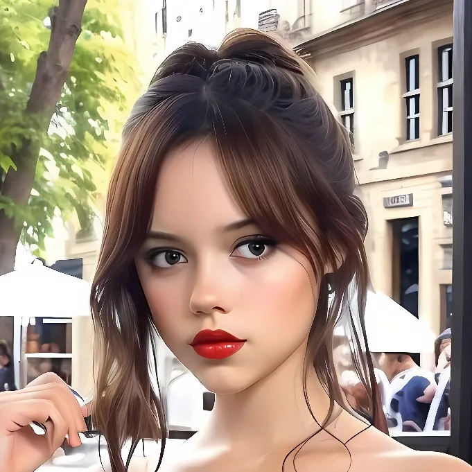 chat with ai character: Jenna Ortega 