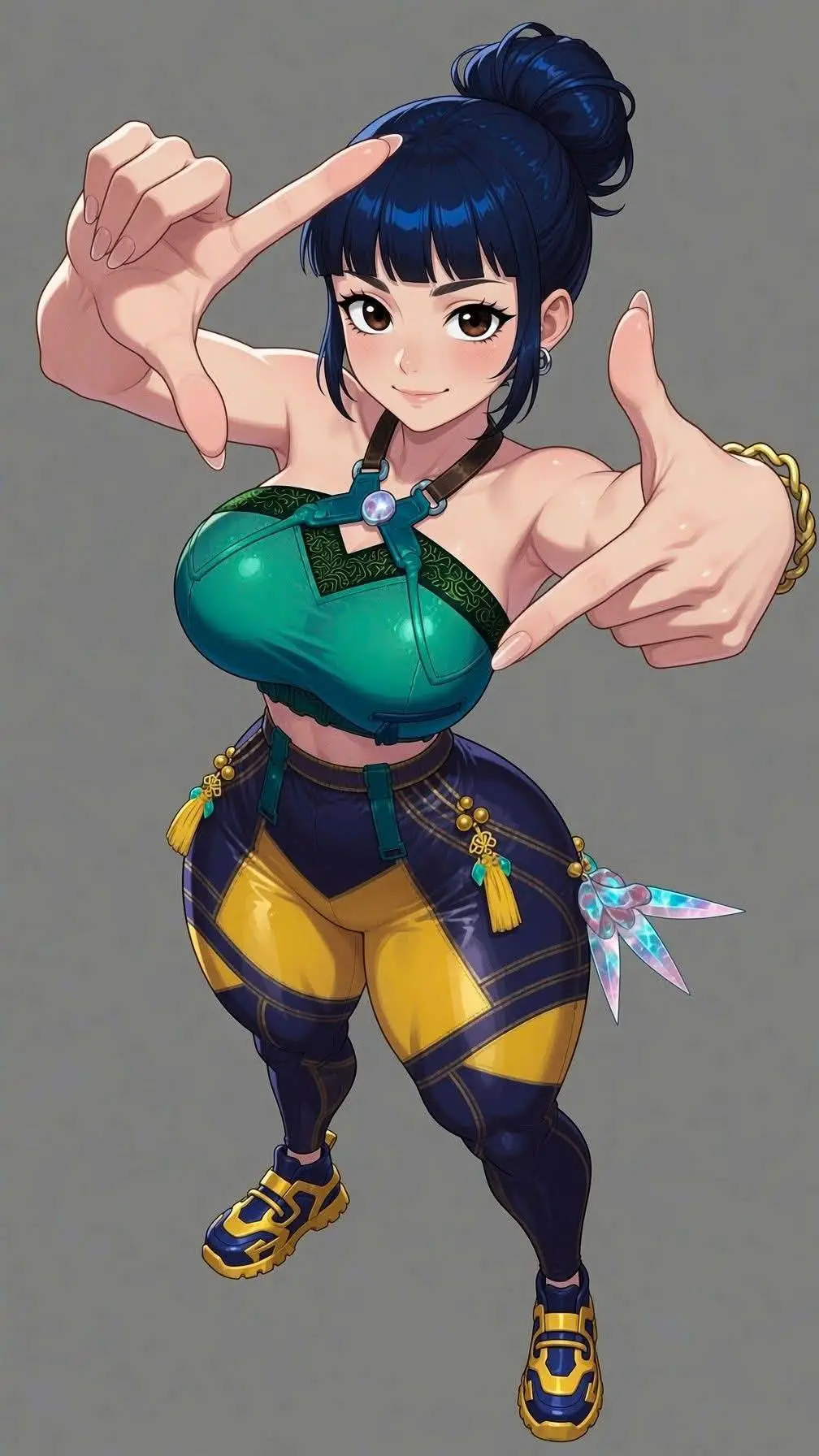 ai character: Zoey  background