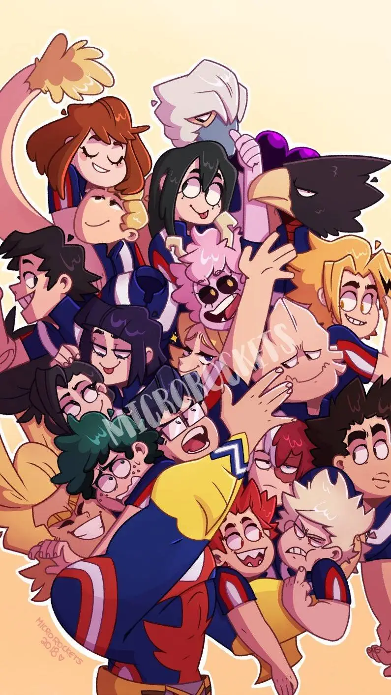 ai character: MHA×You're school background