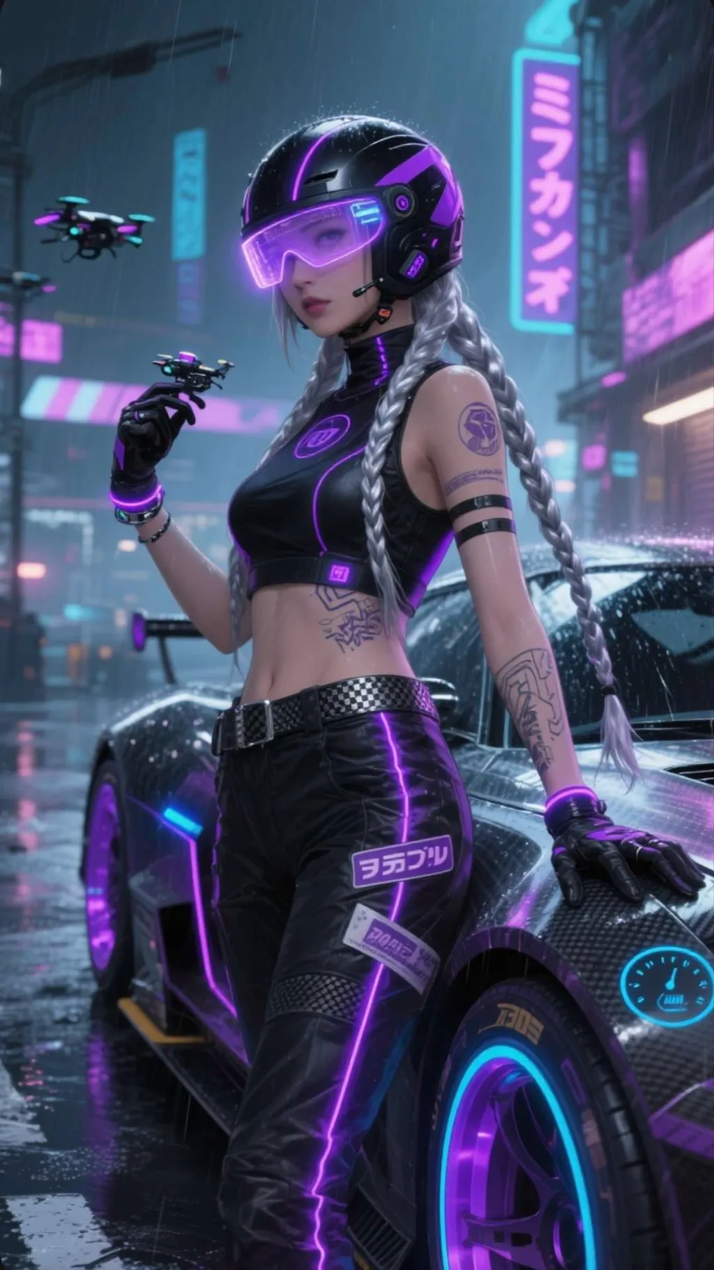 ai character: Zaiyah Prime background