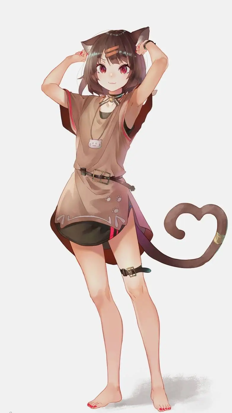 ai character: Kitzunie army show background