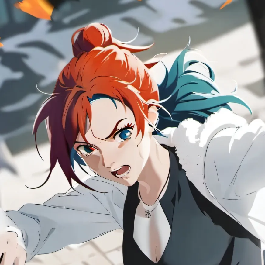 chat with ai character: girl fight