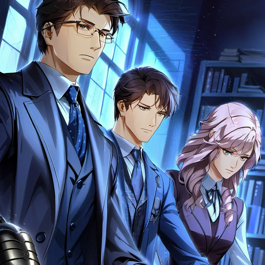 chat with ai character: detective trio