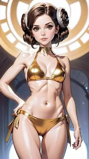 ai character: princess Leia background