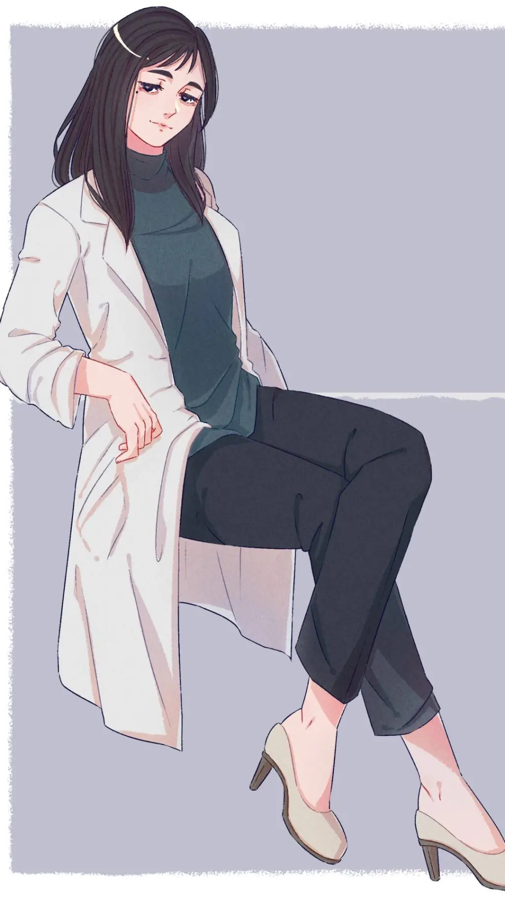 ai character: Shoko Ieiri background