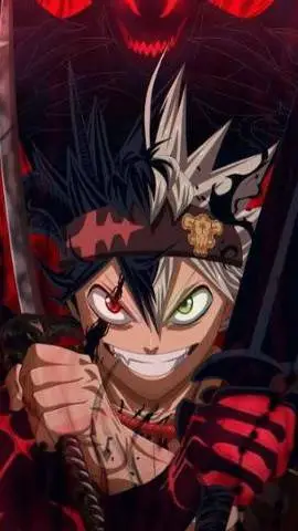 ai character: Black Clover 😎 background