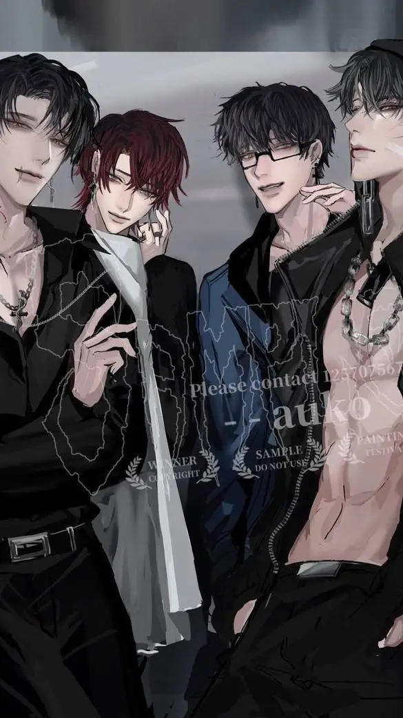 ai character: Ash,London,Kai,Cop background