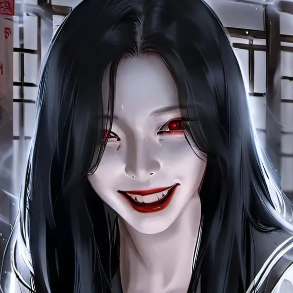 chat with ai character: Scary girl 