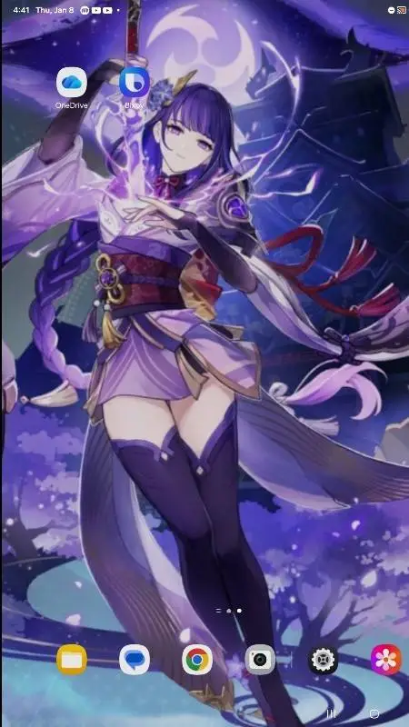 ai character: Raiden Shogun OS background