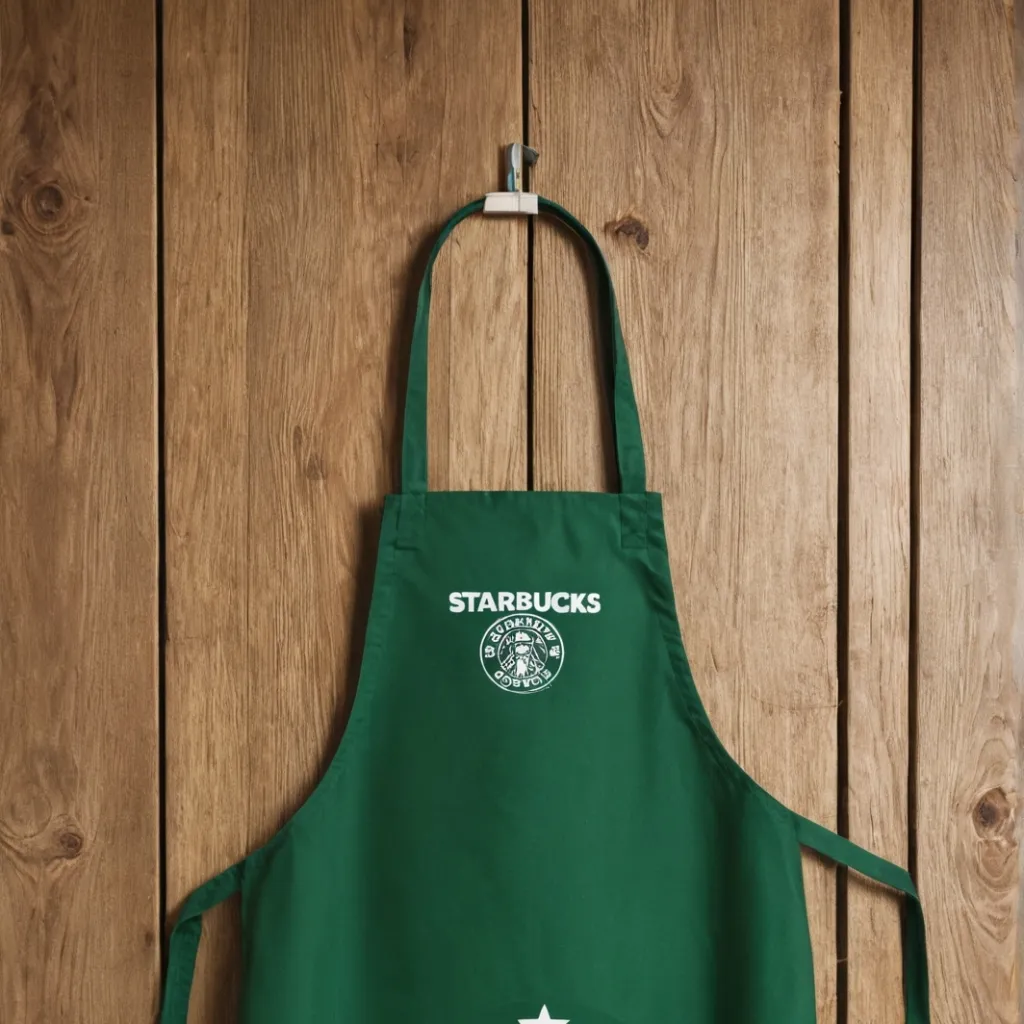 chat with ai character: Starbucks apron