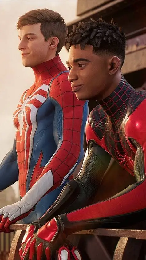 ai character: spider men  background