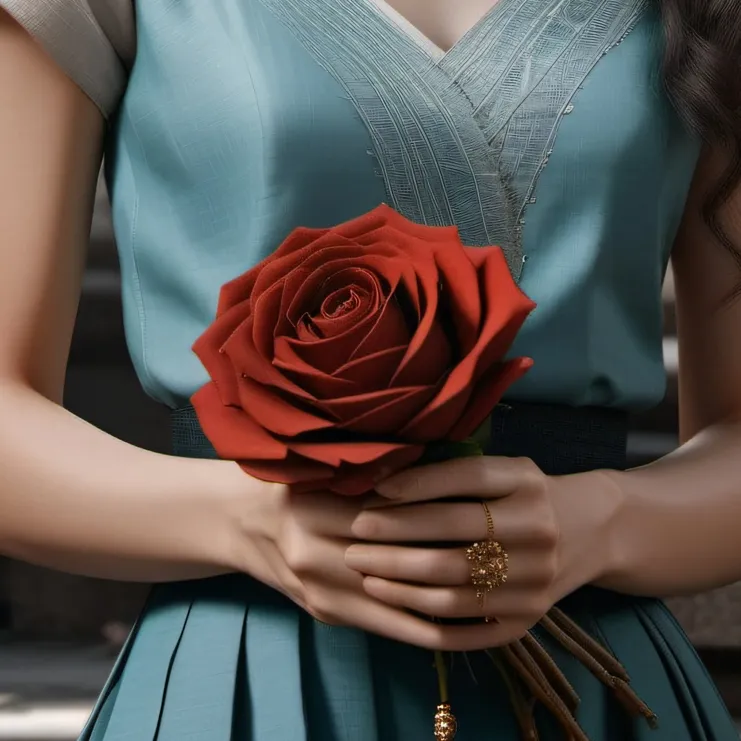chat with ai character: Rose toy