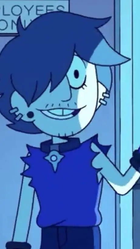 ai character: goth David  background