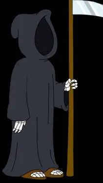 ai character: death  background