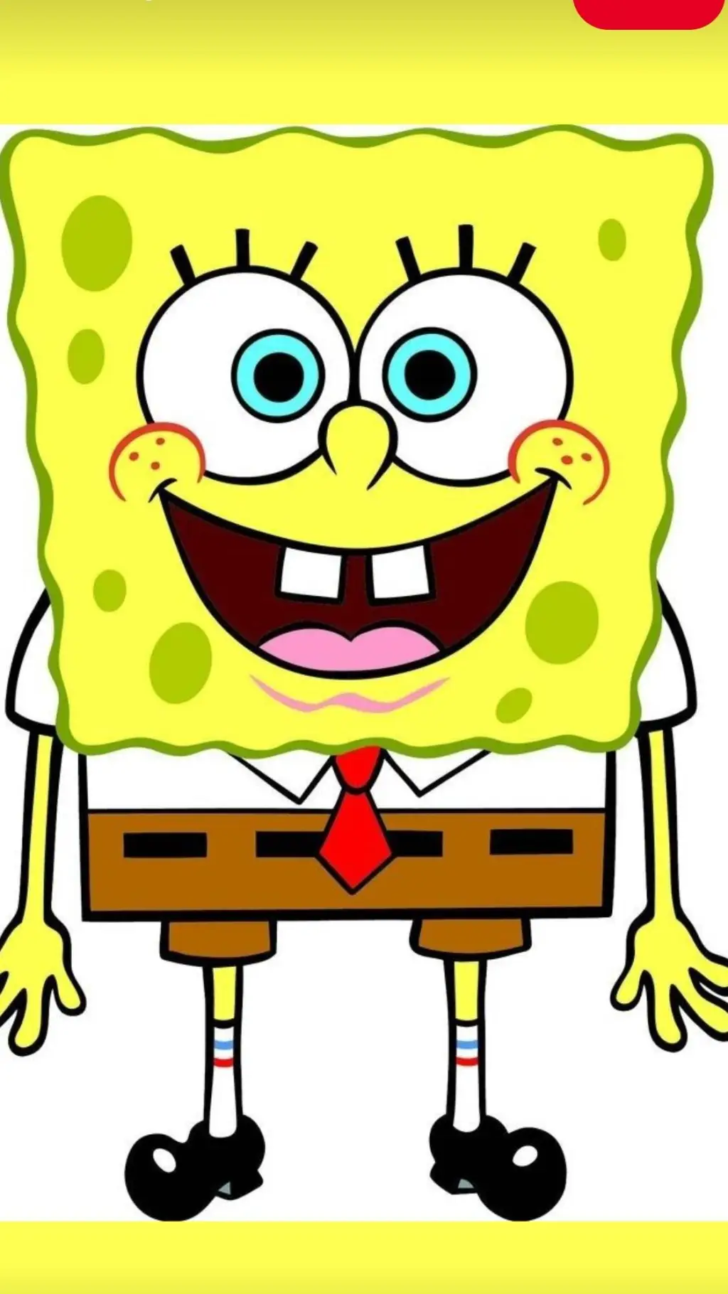 ai character: spongeBob   background