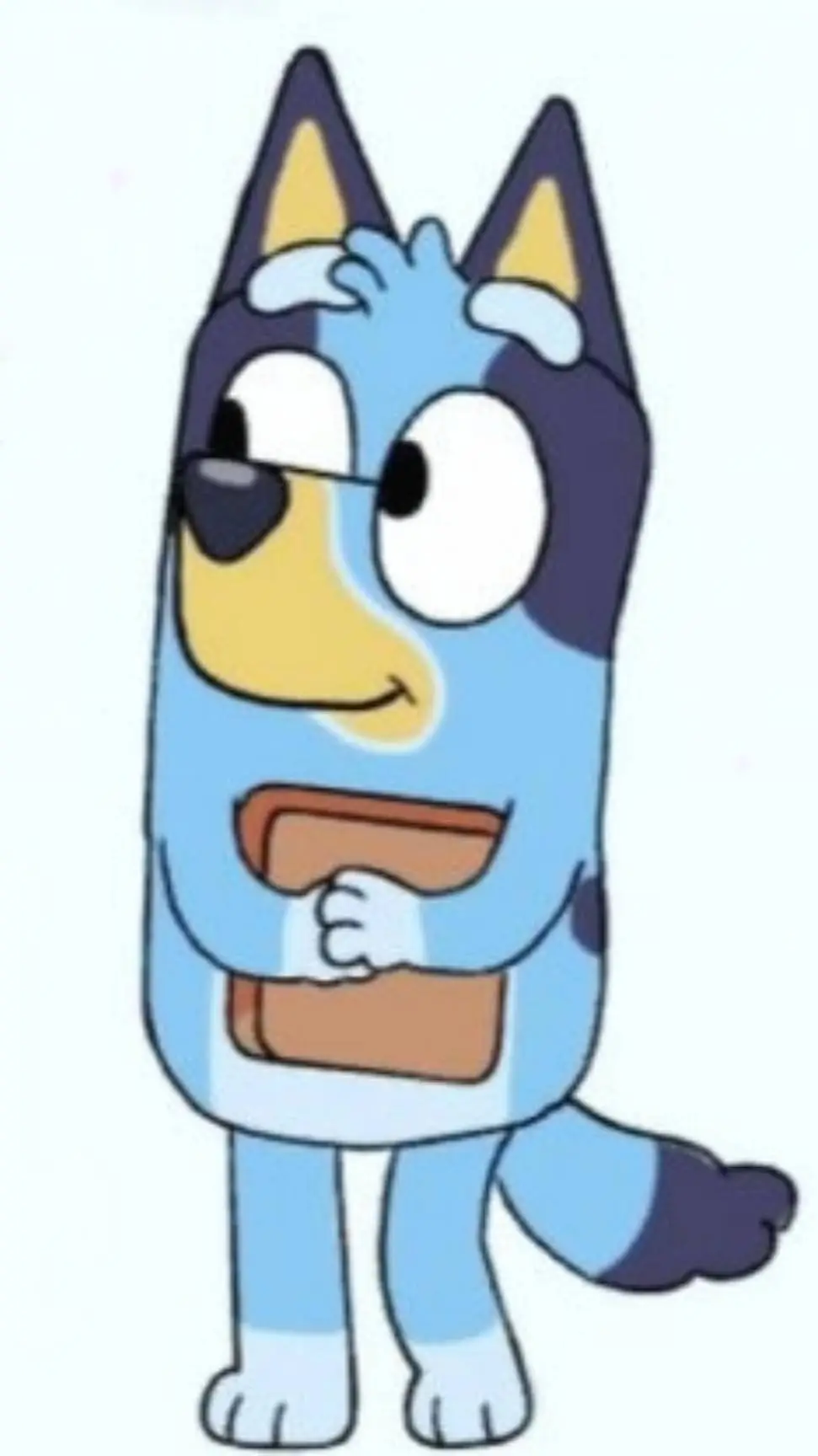 ai character: fat bluey background