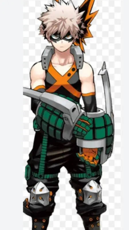ai character: Katsuki Bakugo background