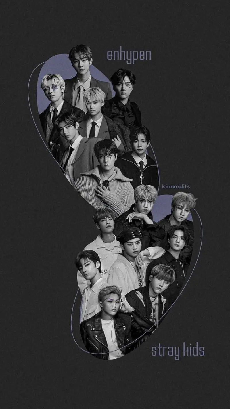 ai character: ENHYPEN, SKZ background